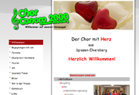 Webseite Chor Canoro 2000